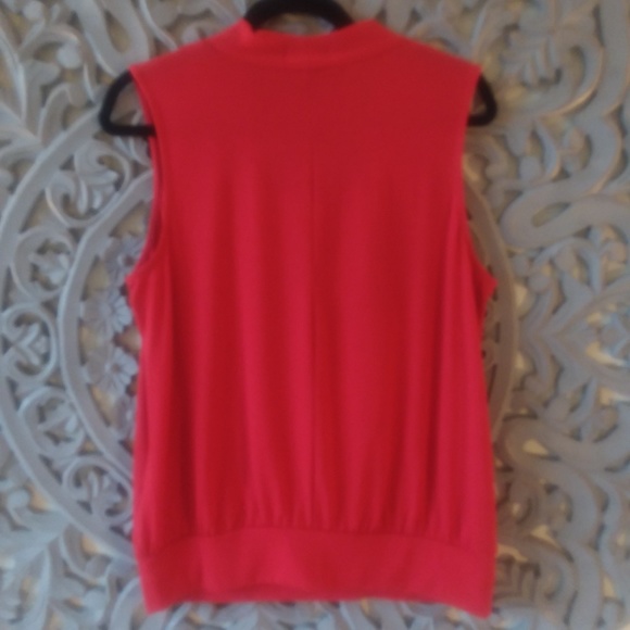 Studio Drape & Ruche Red Tank - Picture 6 of 8